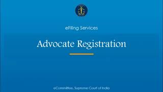 New user registration by Advocate;?>